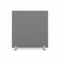 "Freestanding Fabric Office Partition (60 x 72 inches, Gray)"