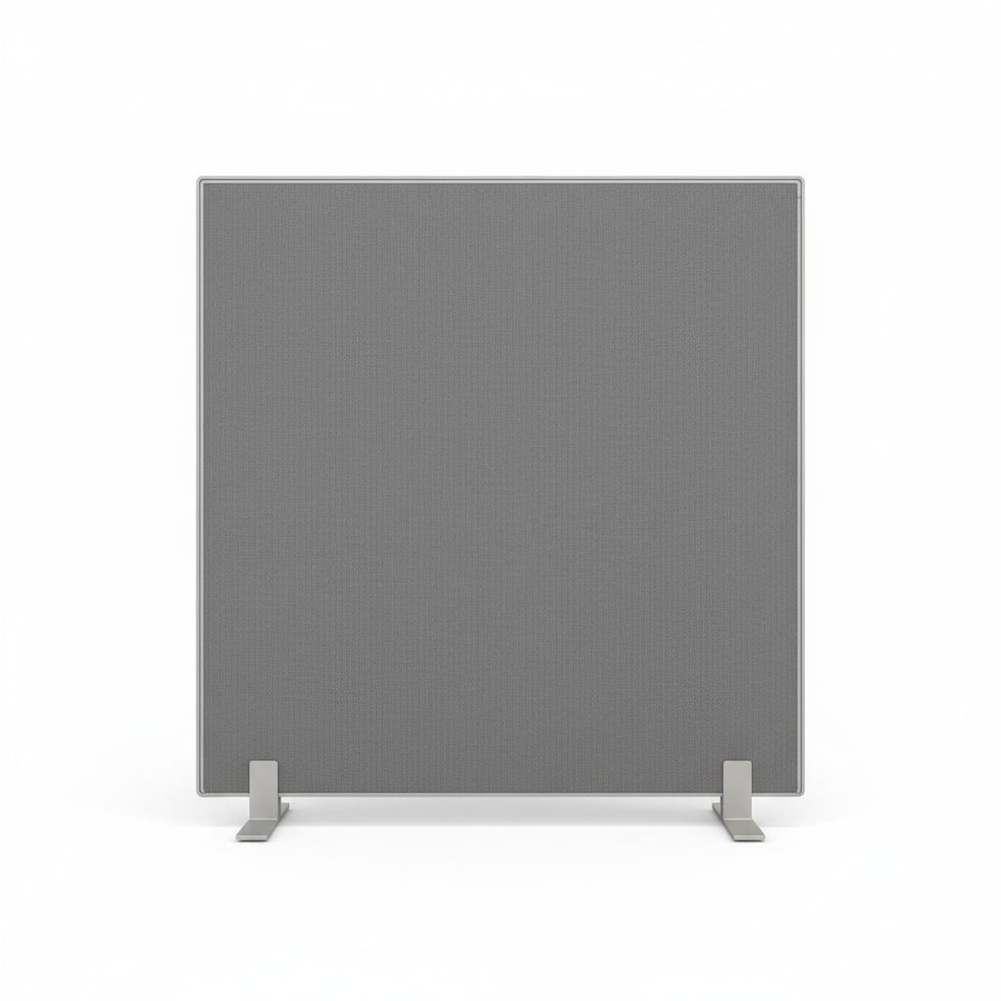 "Freestanding Fabric Office Partition (60 x 72 inches, Gray)"
