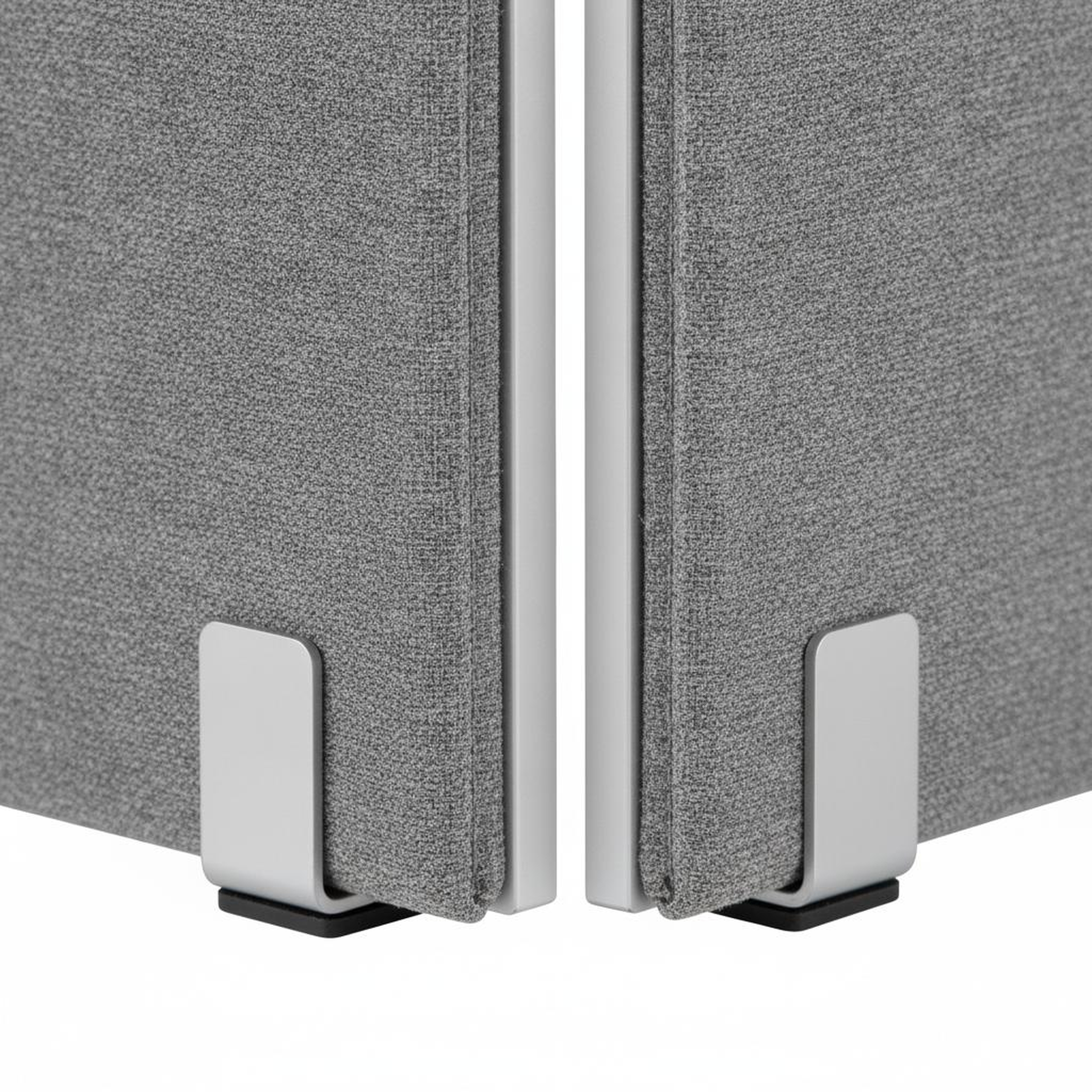 "Freestanding Fabric Office Partition (60 x 72 inches, Gray)"