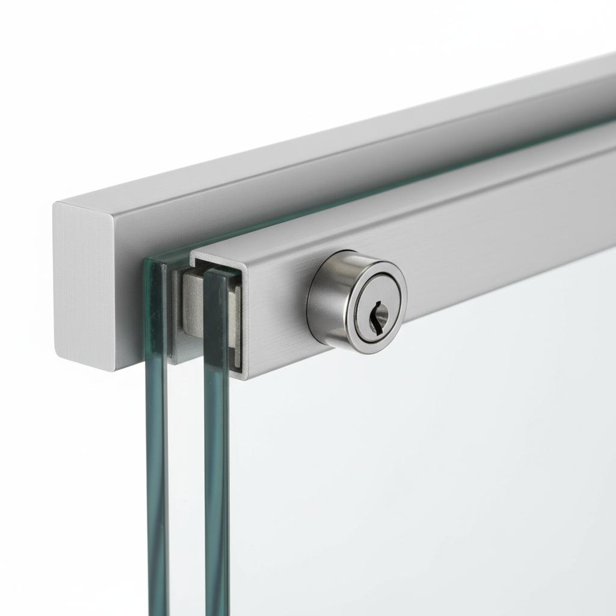 "Tempered Glass Countertop Display Case (Aluminum Frame)"