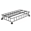"Wire Grid Panel Floor Base Stand (Black)"
