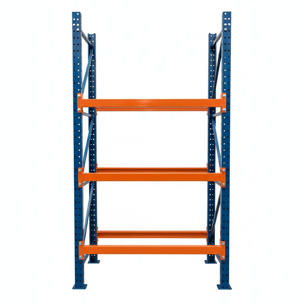 "Heavy-Duty Pallet Racking Frame and Beam Kit (96 x 42 inches)"