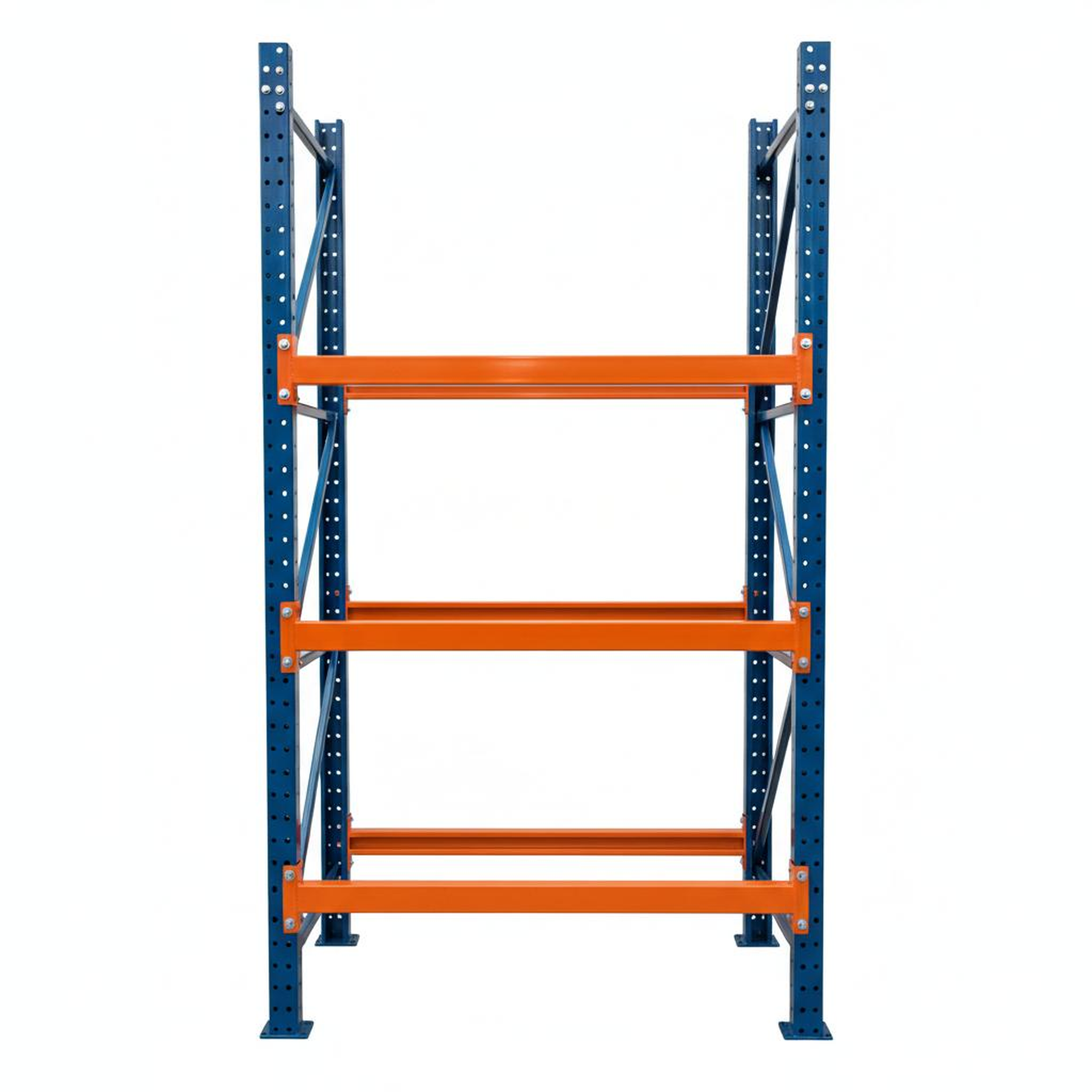 "Heavy-Duty Pallet Racking Frame and Beam Kit (96 x 42 inches)"