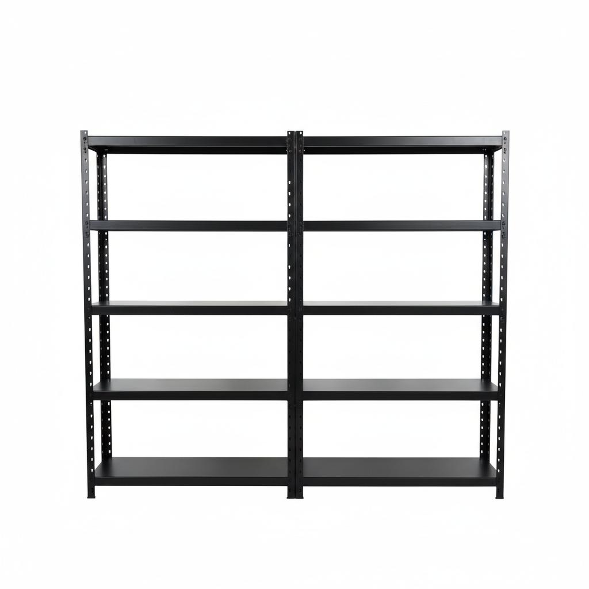 "Black Industrial Boltless Shelving Unit (5-Tier, 48 x 24 x 72 inches)"