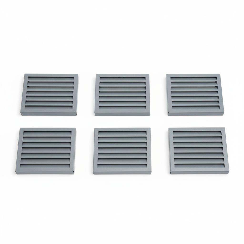 "Steel Locker Ventilation Grille Kit (6-Pack)"
