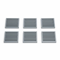 "Steel Locker Ventilation Grille Kit (6-Pack)"