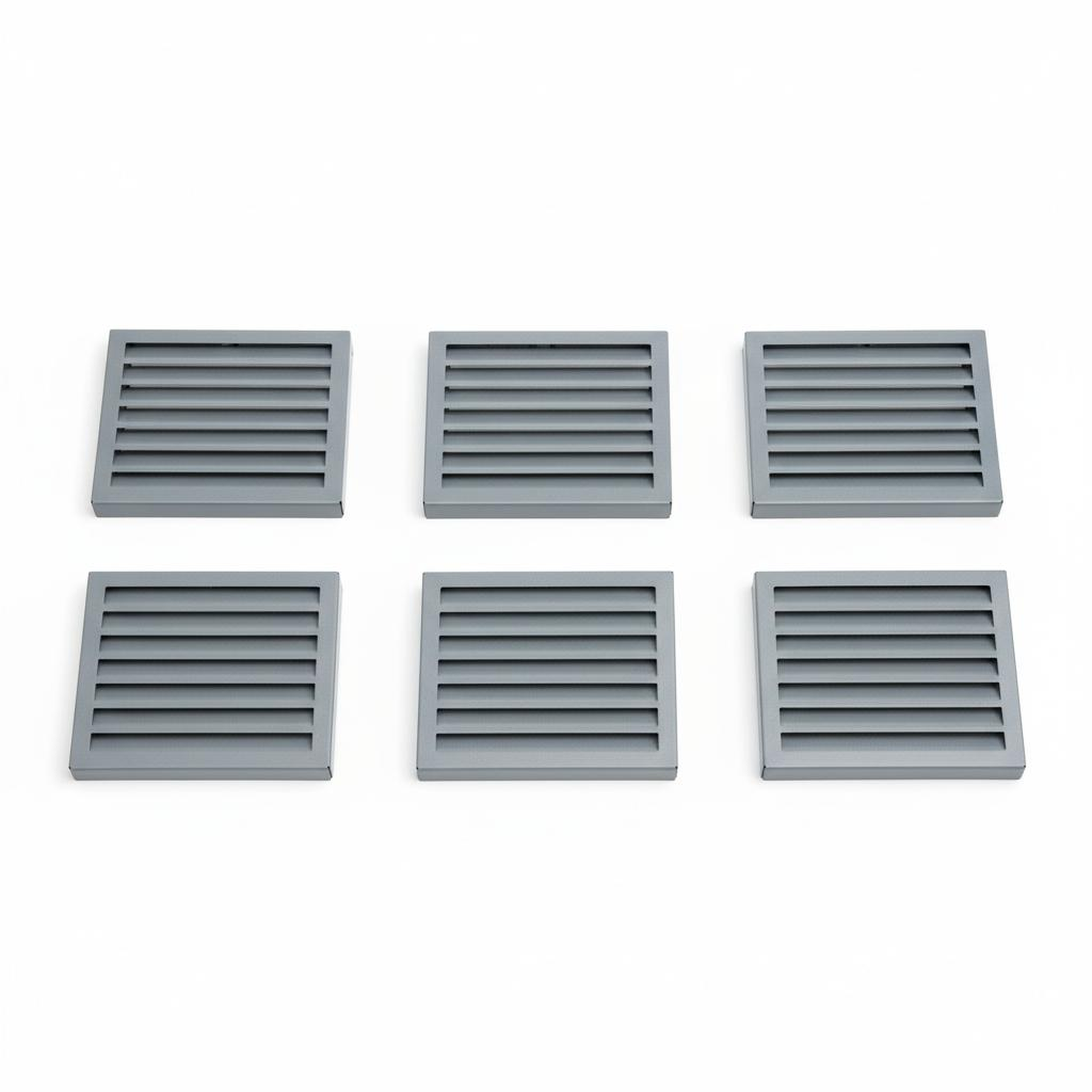 "Steel Locker Ventilation Grille Kit (6-Pack)"