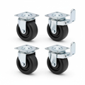 "Office Partition Panel Caster Wheel Set (4-Pack)"