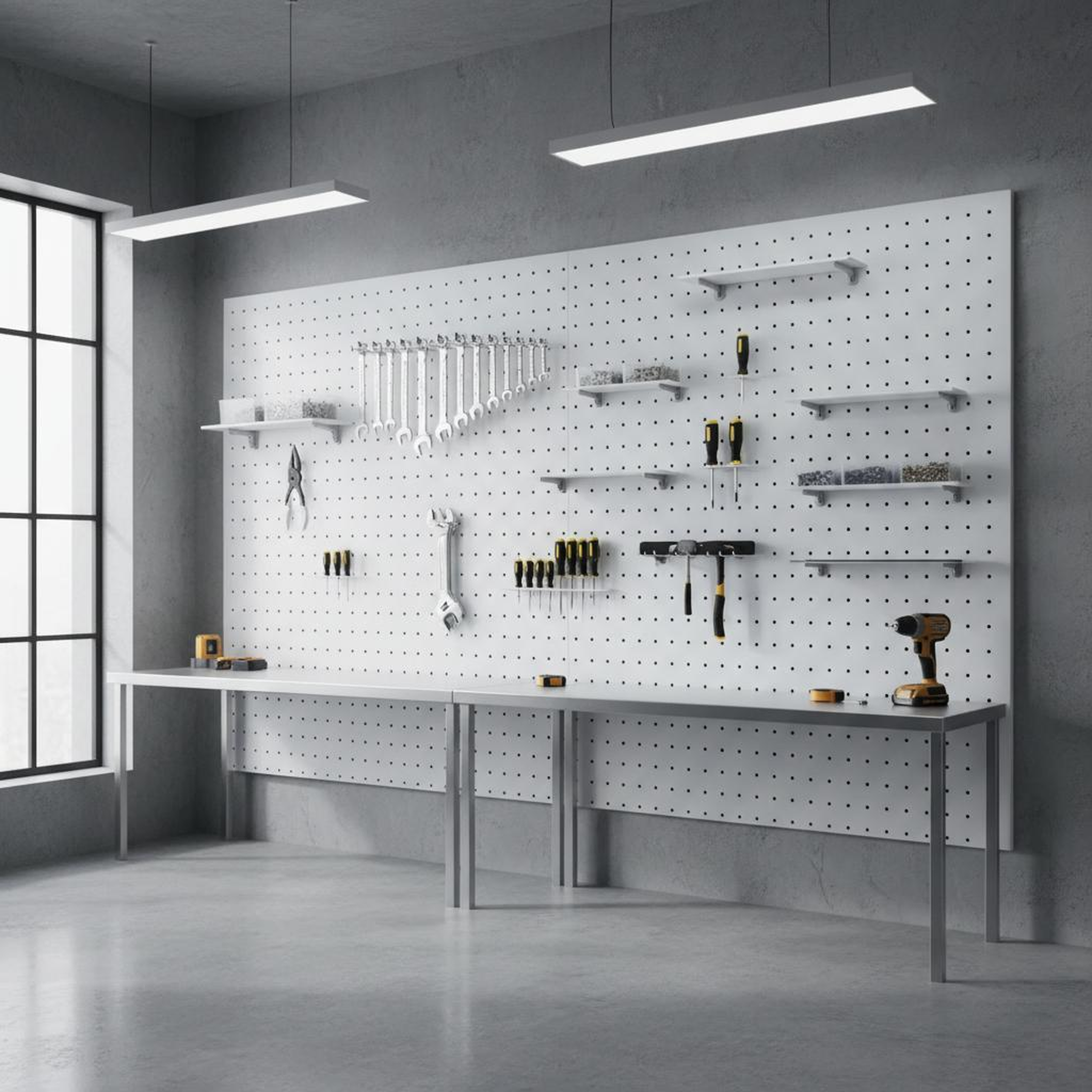 "Standard Pegboard Peg and Accessory Kit (50-Piece)"