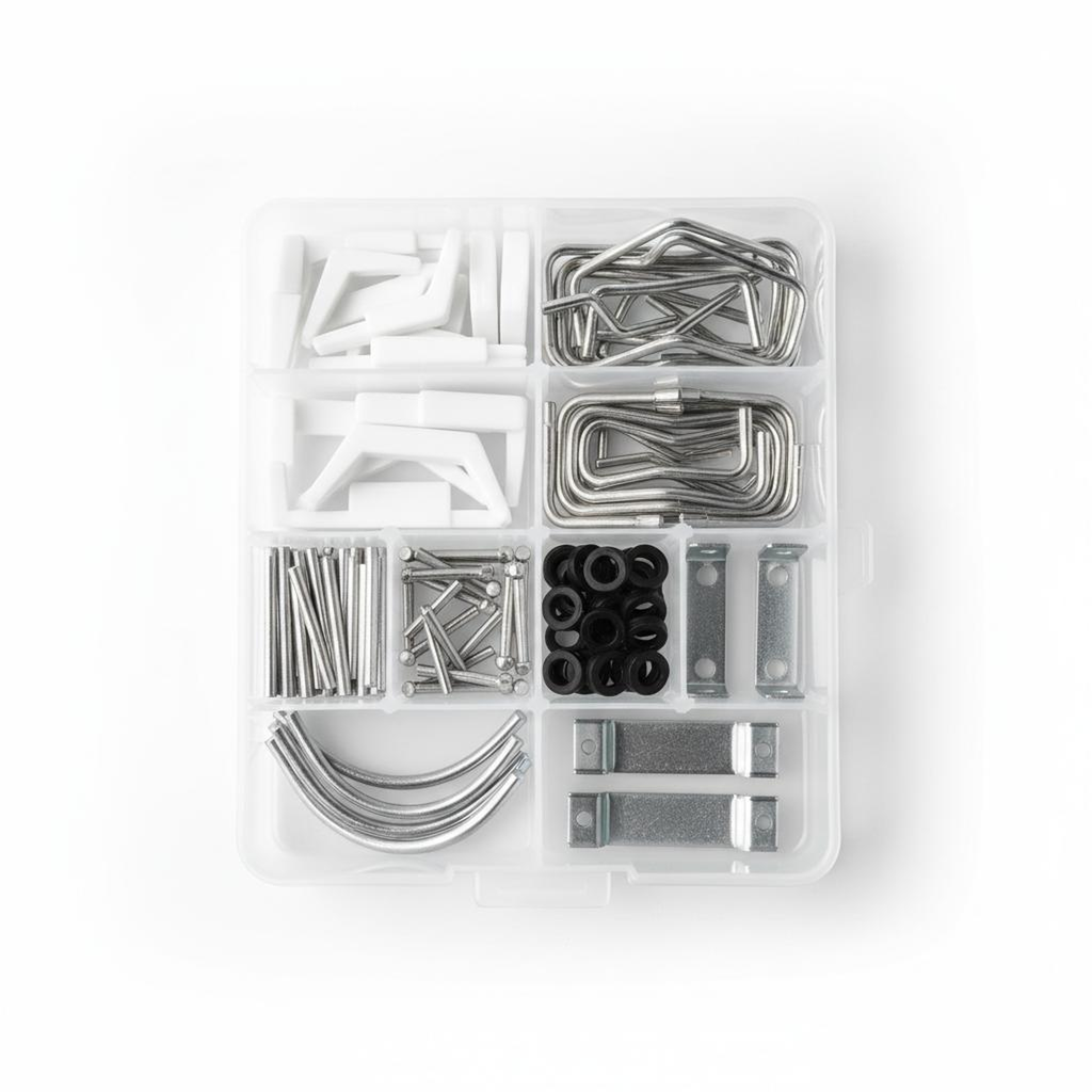 "Standard Pegboard Peg and Accessory Kit (50-Piece)"