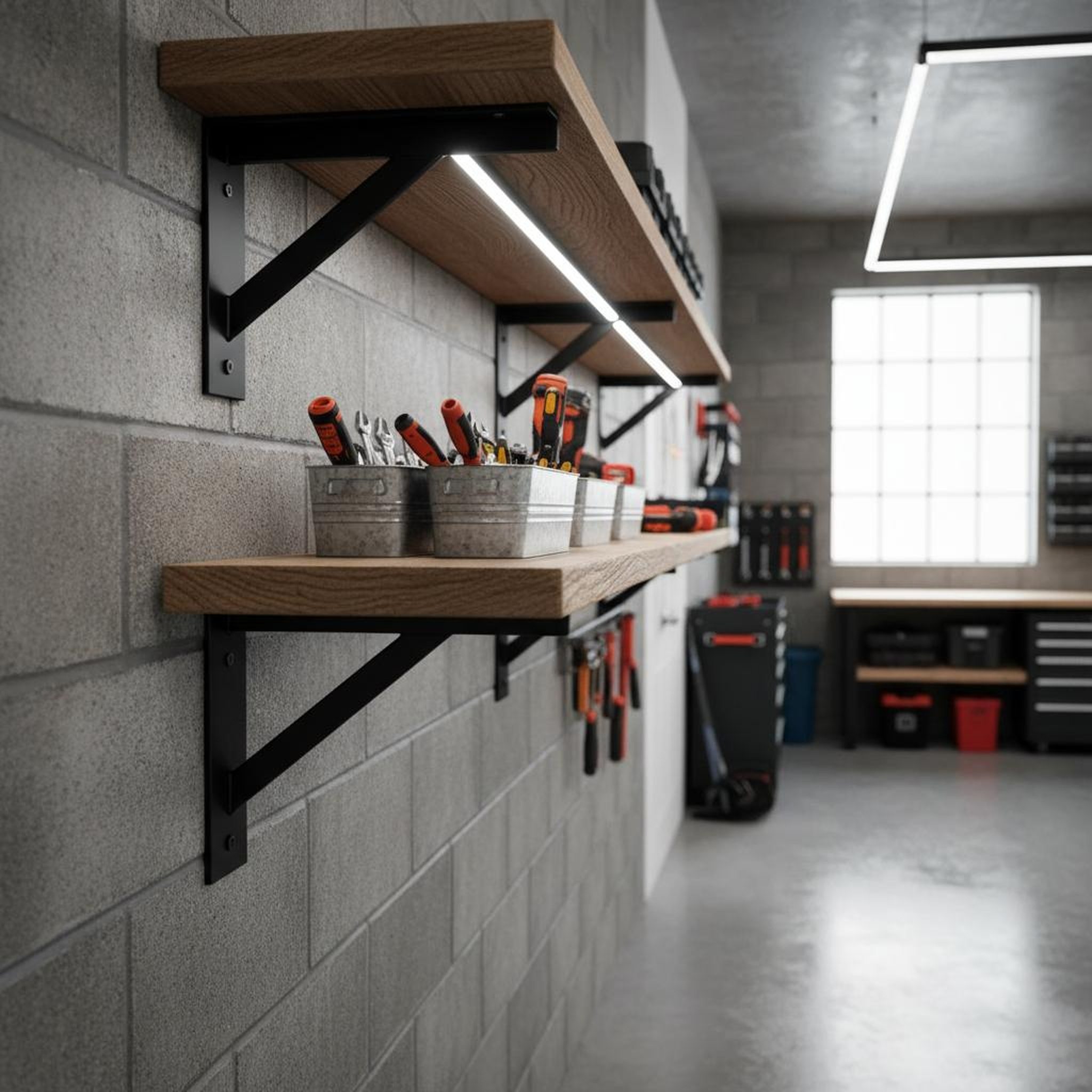 "Heavy-Duty Shelf Bracket Set (4-Pack)"