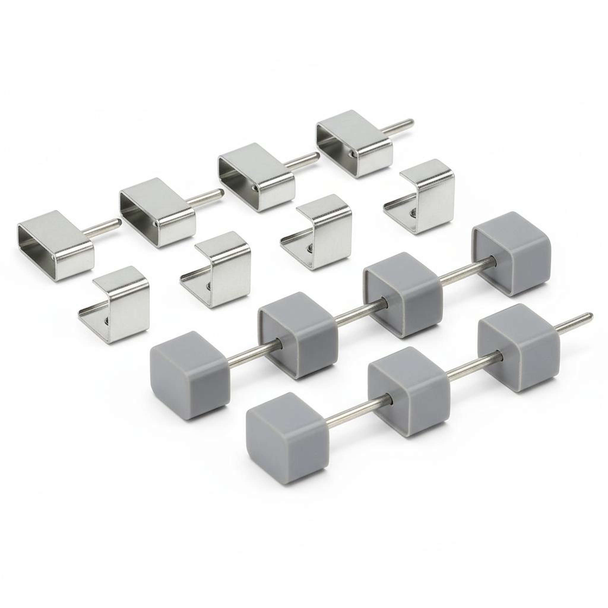 "Adjustable Metal Shelf Clip Set (8-Pack)"