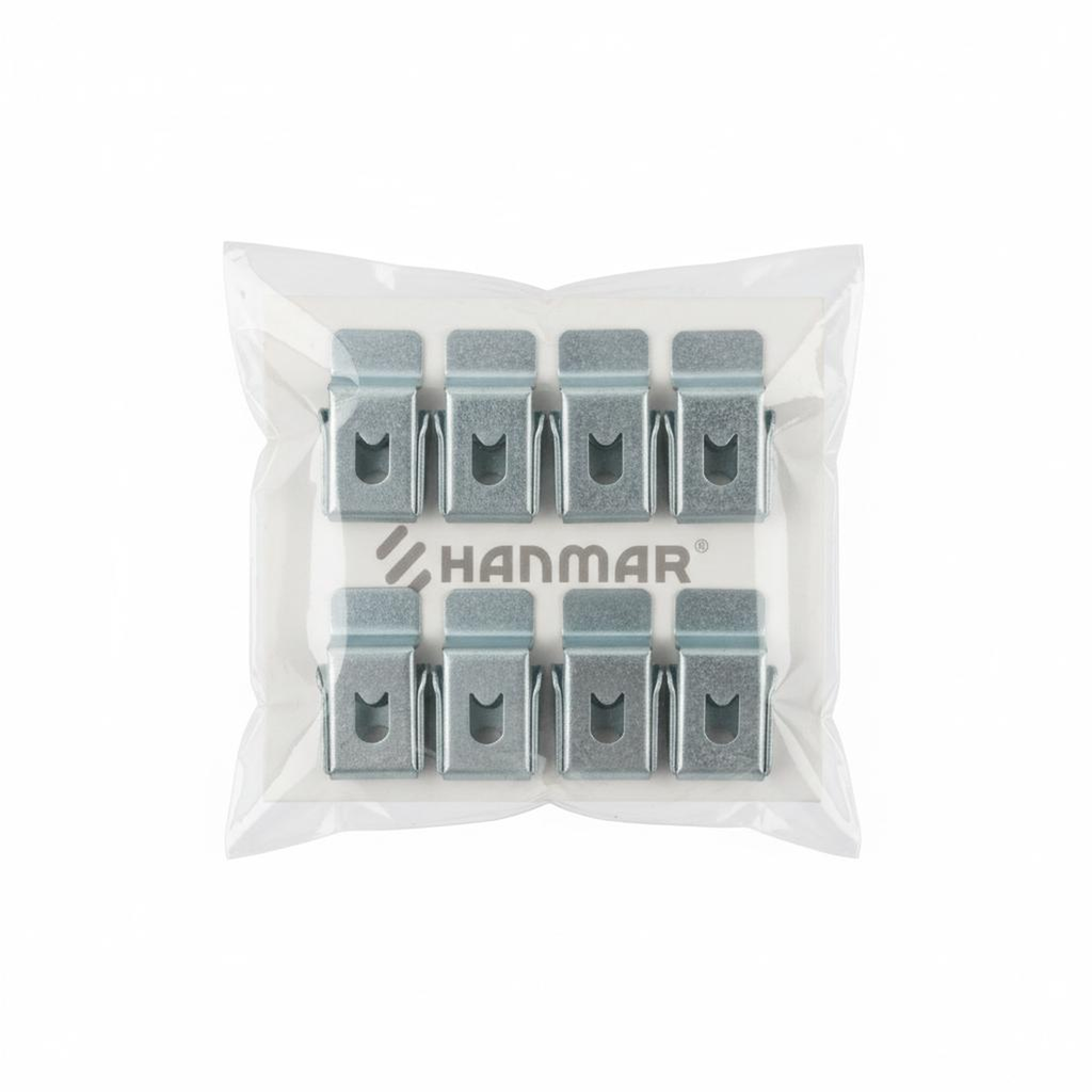 "Adjustable Metal Shelf Clip Set (8-Pack)"