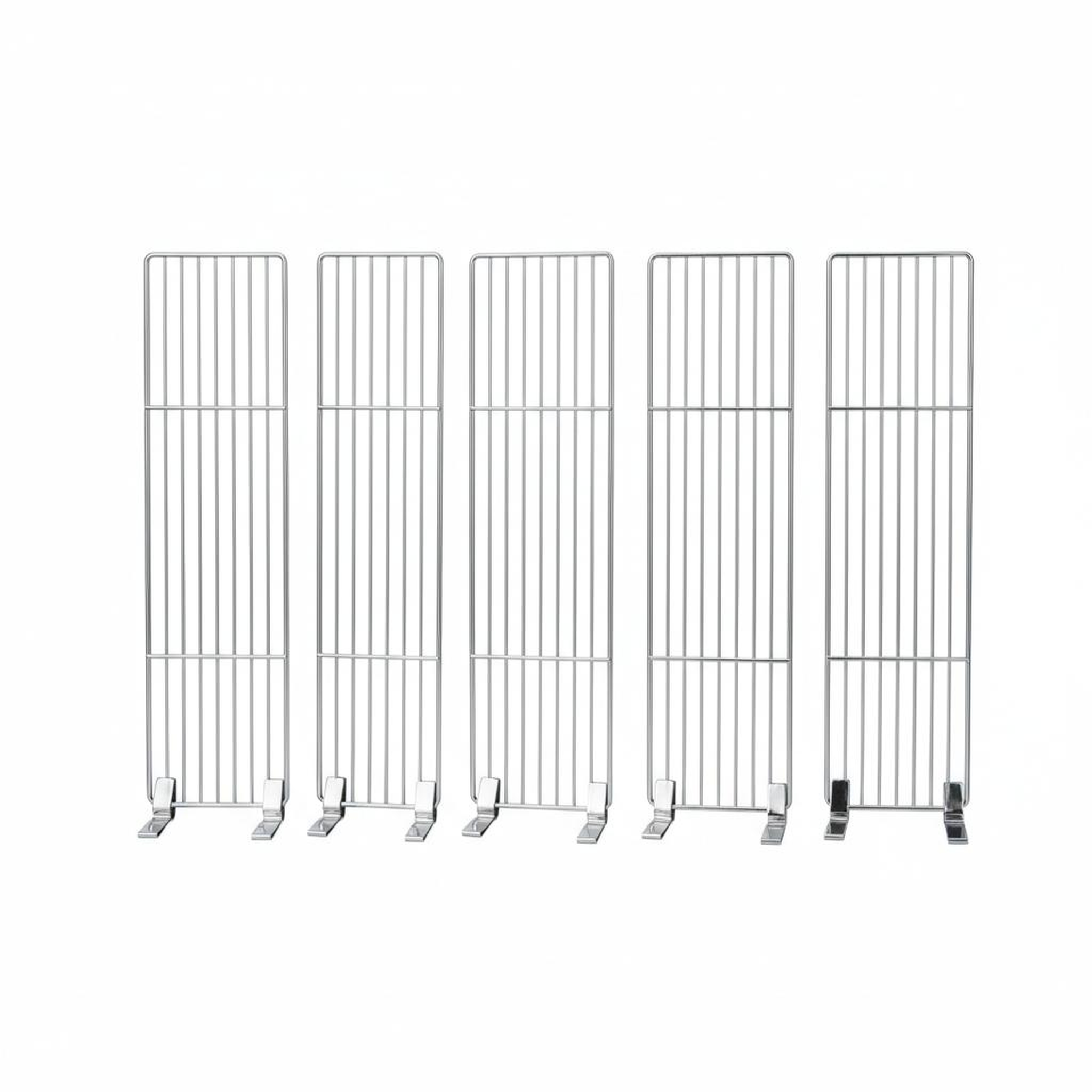 "Wire Shelf Divider for Industrial Shelving (4-Pack)"