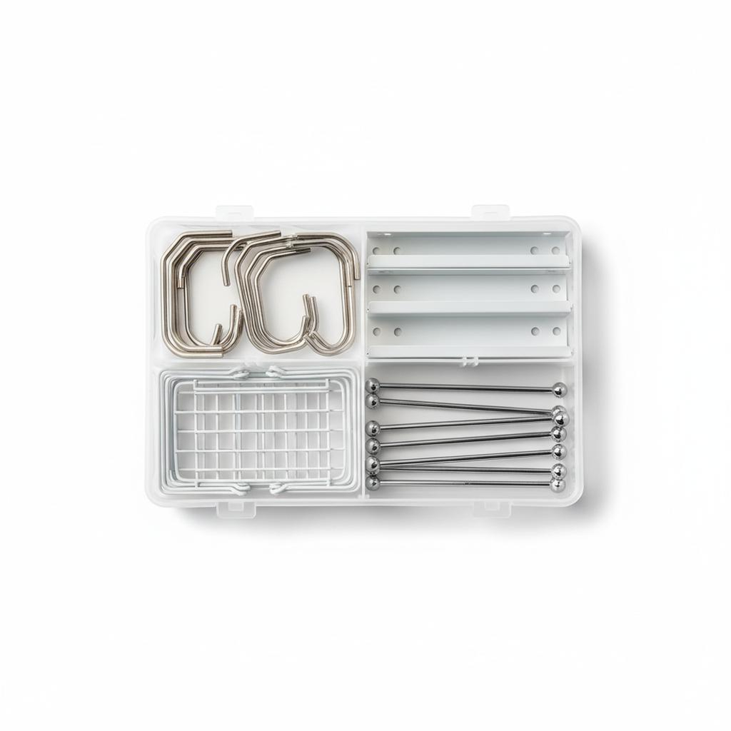 "Slatwall Accessory Starter Bundle (24-Piece)"