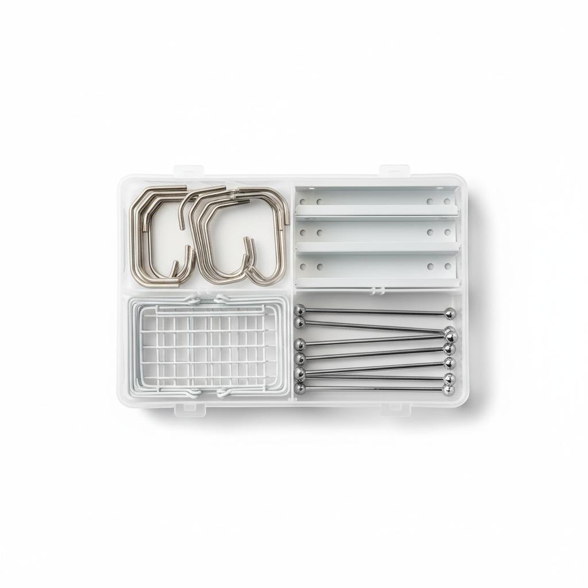"Slatwall Accessory Starter Bundle (24-Piece)"