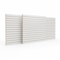 "Wall-Mounted Slatwall Panel (4 x 4 feet, White, 3-Pack)"