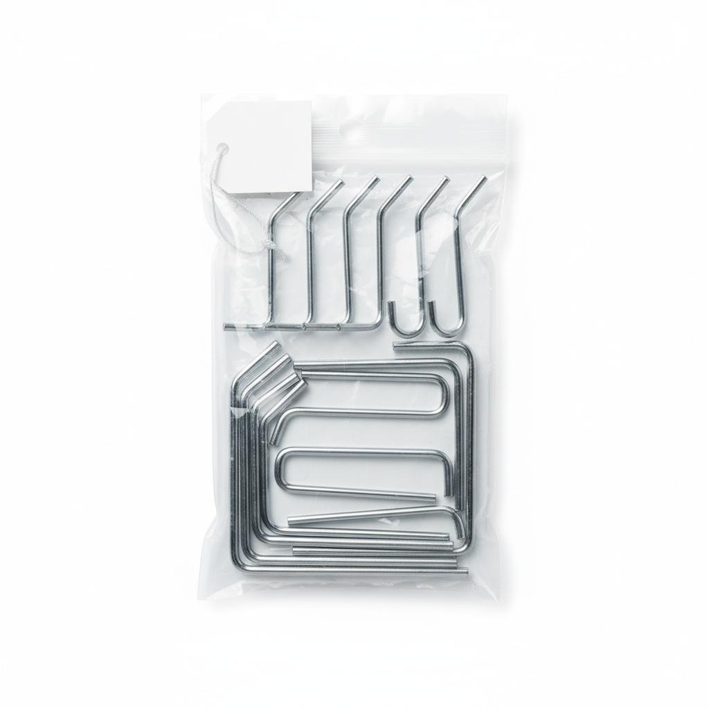 "Wire Grid Panel Hook Assortment (12-Piece)"